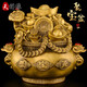 天祥緣 銅福袋聚寶盆擺件招聚代代有錢(qián)存錢(qián)罐家居財客廳辦公室裝飾大號 30號元寶聚寶盆