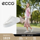 爱步（ECCO）板鞋女 24年春夏新款圆头厚底穆勒鞋内增高休闲鞋 街头舞台219563 白色21956350153 36