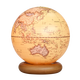 FUNGLOBE朋宸地球儀20cm小號兒童學(xué)生用初中生AR高清帶燈小夜燈辦公室臺燈玄關(guān)擺件仿古禮品 30CM仿古色帶AR(720度中英文充電款)平面