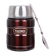 膳魔師（THERMOS）燜燒杯保溫飯盒保溫杯大肚杯女帶勺子真空燜燒罐SK-3000 棕色 470ml