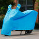 永燊電動(dòng)車(chē)摩托車(chē)防雨罩電瓶車(chē)遮雨罩加厚防曬車(chē)衣套遮陽(yáng)蓋布防塵車(chē)罩 淺藍色(升級強化款) 雙耳XXL(建議車(chē)長(cháng)1.9-2米)