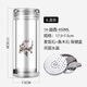 諾亞口杯雙層玻璃杯男女士家用高檔送禮泡茶水杯隔熱茶杯車載透明杯 1#【幽香】普450ml