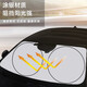騁勝汽車(chē)遮陽(yáng)擋前檔 防曬簾擋光布加厚車(chē)內多功能鐳射前擋風(fēng)玻璃 空白標 適用于SUV尺寸