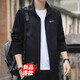 耐克（NIKE）  男裝2025冬季新款運動(dòng)服休閑立領(lǐng)舒適耐磨透氣夾克外套 010/黑色/薄款 L