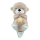 【9成新】費雪（Fisher-Price）安撫玩偶新生兒嬰兒哄睡神器-感官啟蒙之音樂(lè )安撫酣睡小水獺GHL41