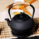 怡品堂鐵壺手工鑄鐵煮茶壺圍爐燒水壺日式簡(jiǎn)約功夫茶具壺家用過(guò)濾養(yǎng)生壺 顆粒壺1200ml+不銹鋼過(guò)濾