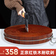 泰南老正宗紅鐵木砧板切菜板實木家用案板防霉面板占板粘板菜墩圓形刀板 商用加厚紅鐵木 48*6cm
