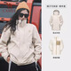 駱駝（CAMEL）沖鋒衣抓絨三合一防水保暖登山服TR057橡木灰女M