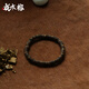 花木榕奇楠沉香藥片手串天然高油脂老黑料男女高端飾品實用禮物送親友 沉香木手串-珠徑6mm