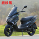新款摩托車150大踏板省油山地越野摩托車國四電噴燃油整車摩托車 磨砂黑  前碟后鼓 原裝發(fā)動機