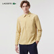 LACOSTE法國鱷魚(yú)男裝商務(wù)通勤休閑版型同色刺繡標志襯衫式外套|CH3756 IXQ/可頌色 39 /170