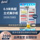 白雪Baixue400升冰柜SC-400FB雙門(mén)立式柜展示柜商用鋼化玻璃冷藏飲料陳列柜冷柜茶葉冰箱柜 白色
