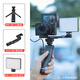 勁碼（KingMa） zv1遙控拍攝手柄適用索尼黑卡DSC-RX10M4、M3、M5、M6、M7 手持三腳架遙控手柄+擴展支架+補光燈