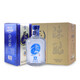 洮兒河藍色豪情五年5年陳釀 高粱酒吉林名酒東北特產(chǎn)酒濃香禮盒裝 整箱6瓶 52度