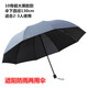 天堂傘晴雨傘折疊兩用防紫外線特大號(hào)男女學(xué)生33212E碰雨傘定制廣告LOGO 黑膠藍(lán)灰色【特大號(hào)】 10骨