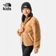 北面北面童裝女童抓絨上衣羊羔絨保暖|874B I0J/棕色 160 cm XL（160/76）