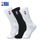 NBA籃球襪子男春夏長(zhǎng)筒襪男士棉襪毛巾底休閑運(yùn)動(dòng)襪男襪跑步長(zhǎng)襪男 高筒毛巾底 A混色 3雙 均碼
