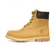添柏嵐（Timberland）【保稅直發(fā)】女鞋大黃靴戶外防水潮流百搭 10361W寬版 小麥色 9