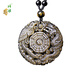 瑾瑤 金曜石龍鳳八卦符 太極八卦吊墜 陰陽(yáng)五行護身符 五行八卦福送親人送好友自戴 配掛繩