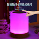 芮八七彩觸摸調(diào)光色充電遙控小夜燈情趣臥室床頭燈KTV酒吧臺(tái)燈氛圍燈 七彩氛圍燈（圓柱觸控款）