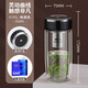 萬(wàn)象（WANXIANG）雙層玻璃杯商務(wù)辦公室隔熱帶過(guò)濾網(wǎng)茶水分離杯創(chuàng  )意車(chē)載泡茶水杯男 V195L-槍黑色350ml