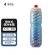 POLAR BOTTLEPOLAR BOTTLE 美國(guó)北極熊運(yùn)動(dòng)騎行水壺710ml噴嘴款保冷雙層便攜 噴水式-藍(lán)粗條紋-配防塵蓋 710ml