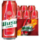烏蘇啤酒（wusu）奪命大烏蘇紅色易拉罐烈性香醇濃郁勁大酷爽原漿高度國產(chǎn)精釀啤酒 紅烏蘇 500mL 6罐 體驗裝