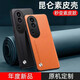 名櫻 OPPOReno10手機(jī)殼Reno10Pro素皮保護(hù)套輕薄防手汗防摔男女潮牌個性網(wǎng)紅款硅膠軟殼 Reno10【煙紫色】+品牌貼膜