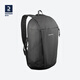 迪卡儂（DECATHLON）戶(hù)外雙肩男書(shū)包旅行運動(dòng)小背包女大容量QUBP 經(jīng)典黑-防潑水 10升