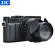JJC 相機自動鏡頭蓋 適用于松下LX100M2 LX100 LX100II 徠卡D-LUX8 LUX7 Typ109 替代DMW-LFAC1 配件 黑色