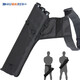HUWAIREN弓箭黑色三管箭袋弓箭四管箭袋雙背帶可肩背可腰挎箭囊射箭配件 黑色三管箭袋