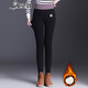 魔之韻打底褲女加絨加厚秋冬長(cháng)褲子女士外穿保暖小腳褲彈力褲高腰6911 8020【黑色無(wú)口袋】棉布外層 3XL(140-155斤左右)