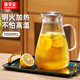 GIANXI涼水壺耐高溫高硼硅玻璃水壺大容量冰箱冷水壺涼白開節(jié)日禮物