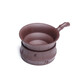 藏壺天下泡茶神器茶葉過(guò)濾器紫砂茶漏茶具配件創(chuàng  )意手工茶濾茶隔茶漏架茶托 紫泥款