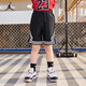 NIKE JORDAN 耐克AJ童裝男女童網(wǎng)眼透氣籃球短褲夏新款兒童運(yùn)動(dòng)褲子 正黑色 140 /60 【建議身高128-140cm】