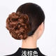 卷尾猴逼真假發(fā)抓夾大號發(fā)圈盤(pán)頭發(fā)女短發(fā)盤(pán)發(fā)器花苞蓬松頭花發(fā)夾 【氣質(zhì)假發(fā)抓夾】淺棕色