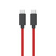 努比亞（nubia）Type-C數(shù)據(jù)線180W 雙Type-C口9A閃充手機(jī)充電器線 紅魔9Pro/8Pro+原裝數(shù)據(jù)線適用華為小米筆記本 紅色