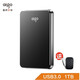 愛(ài)國(guó)者（aigo）HD809 移動(dòng)硬盤 USB3.0 高速穩(wěn)定傳輸 簡(jiǎn)約睿智 商務(wù)便攜硬盤 HD809商務(wù)黑1TB