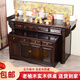 新中式供桌家用供神桌榆木神臺佛柜實(shí)木香案香火供臺佛龕立柜神龕 淺胡桃色 108*60*108 長(cháng)寬高 包郵送貨