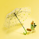 JOY&DOGA晴雨兩用傘長柄透明雨傘牛油果圖案創(chuàng)意雨傘