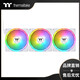 Thermaltake（Tt）耀影SWAFAN EX 機(jī)箱風(fēng)扇（磁吸式/正反轉(zhuǎn)替換葉/神光同步/12cm風(fēng)扇*3） SWAFAN EX12 ARGB 白 磁吸串聯(lián)