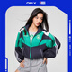 ONLYNBA聯(lián)名款復(fù)古三防寬松落肩外套女|123236032 E38 海洋藍(lán)MARITIME BLUE 160/80A/S