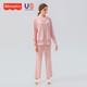 費雪（Fisher-Price）美國費雪夏季薄款月子服孕婦棉睡衣產(chǎn)婦哺乳懷孕期產(chǎn)后家居服女夏 180g蕾絲款【云粉色】 L