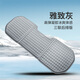 英源夏季汽車(chē)凝膠坐墊蜂窩透氣涼墊車(chē)內通風(fēng)防滑車(chē)墊夏天冰絲半包座墊 冷凝后排長(cháng)墊單片-雅致灰