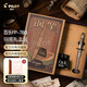 PILOT深度百樂(lè )FP-78G+鋼筆原裝復古套裝墨囊可換學(xué)生書(shū)法練字成人商務(wù)簽字筆送禮墨水禮盒78g 透明復古禮盒裝(附旋轉上墨器+30ML黑墨水) M尖·約0.6-0.7mm（日常練字）