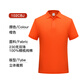 工作服t恤定制印logo純棉廣告衫班服全棉短袖polo企業(yè)團(tuán)隊(duì)服文化衫定做大碼男體恤印字公司工服刺繡 橙色/男 XL