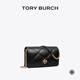 Tory Burch 湯麗柏琦  KIRA 菱格紋迷你錢(qián)夾鏈條包TB 158624 黑色 001 OS