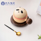 蘇氏陶瓷（SUSHI CERAMICS）熊貓茶水分離辦公茶格杯咖啡杯（蜜桃粉） 