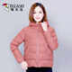 啄木鳥(niǎo)2026棉襖女裝時(shí)尚寬松短款韓版棉服連帽顯瘦百搭冬季中年棉衣外套 粉色 2XL 130-143斤