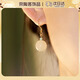 oein仿和田玉耳環(huán)女2024新款爆款養(yǎng)耳洞耳釘高級(jí)感耳墜復(fù)古民族風(fēng)耳鉤 【一對(duì)仿白玉耳環(huán) （黃金色）】